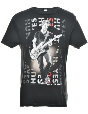 Hunter Hayes Black Band T-shirt - L