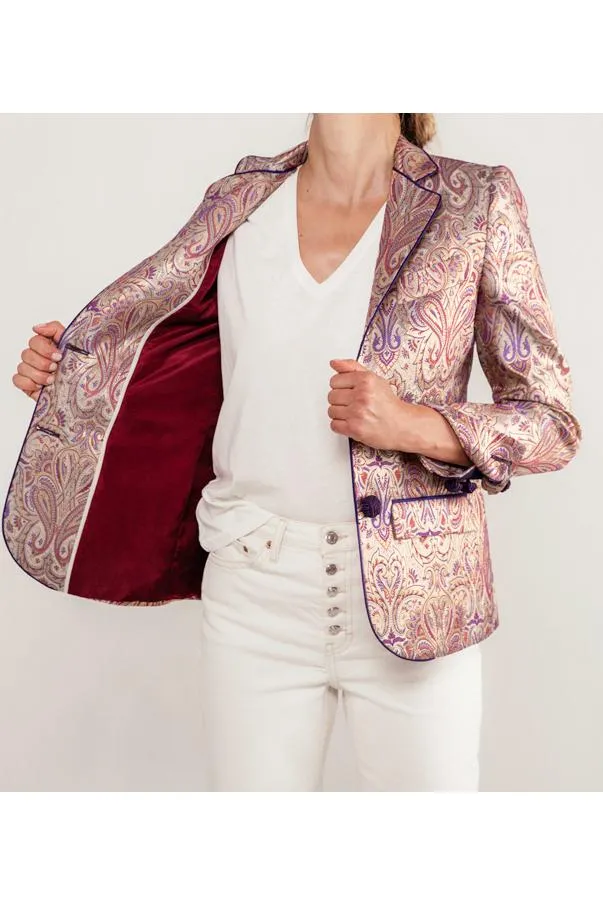 Jacquard Blazer - Sunset