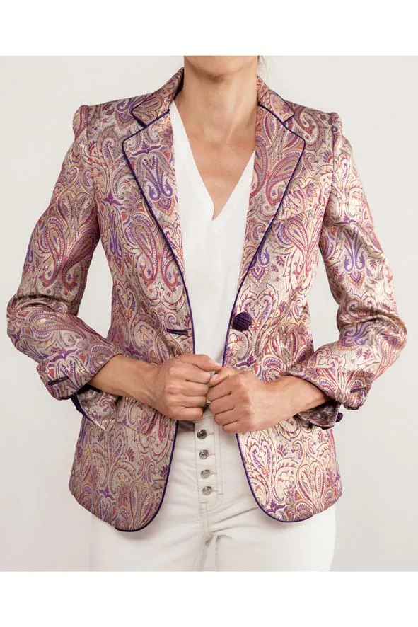 Jacquard Blazer - Sunset