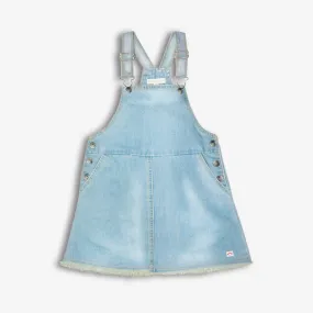 Josie Overall Dress | Light Blue Denim