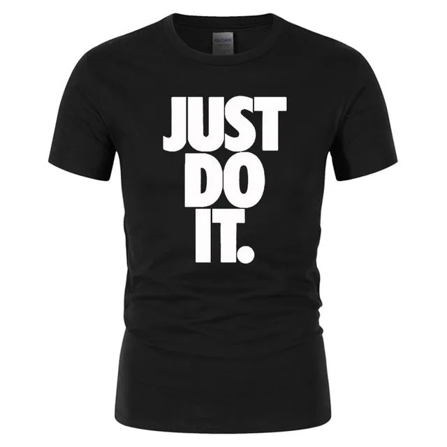 Just Do It T Letter print t-shirt