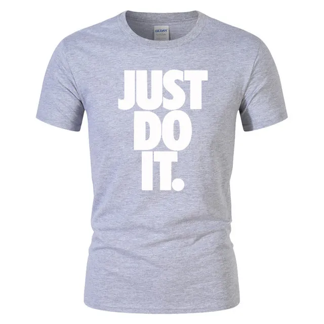 Just Do It T Letter print t-shirt