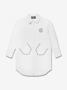 Karl Lagerfeld Girls Shirt Dress in White