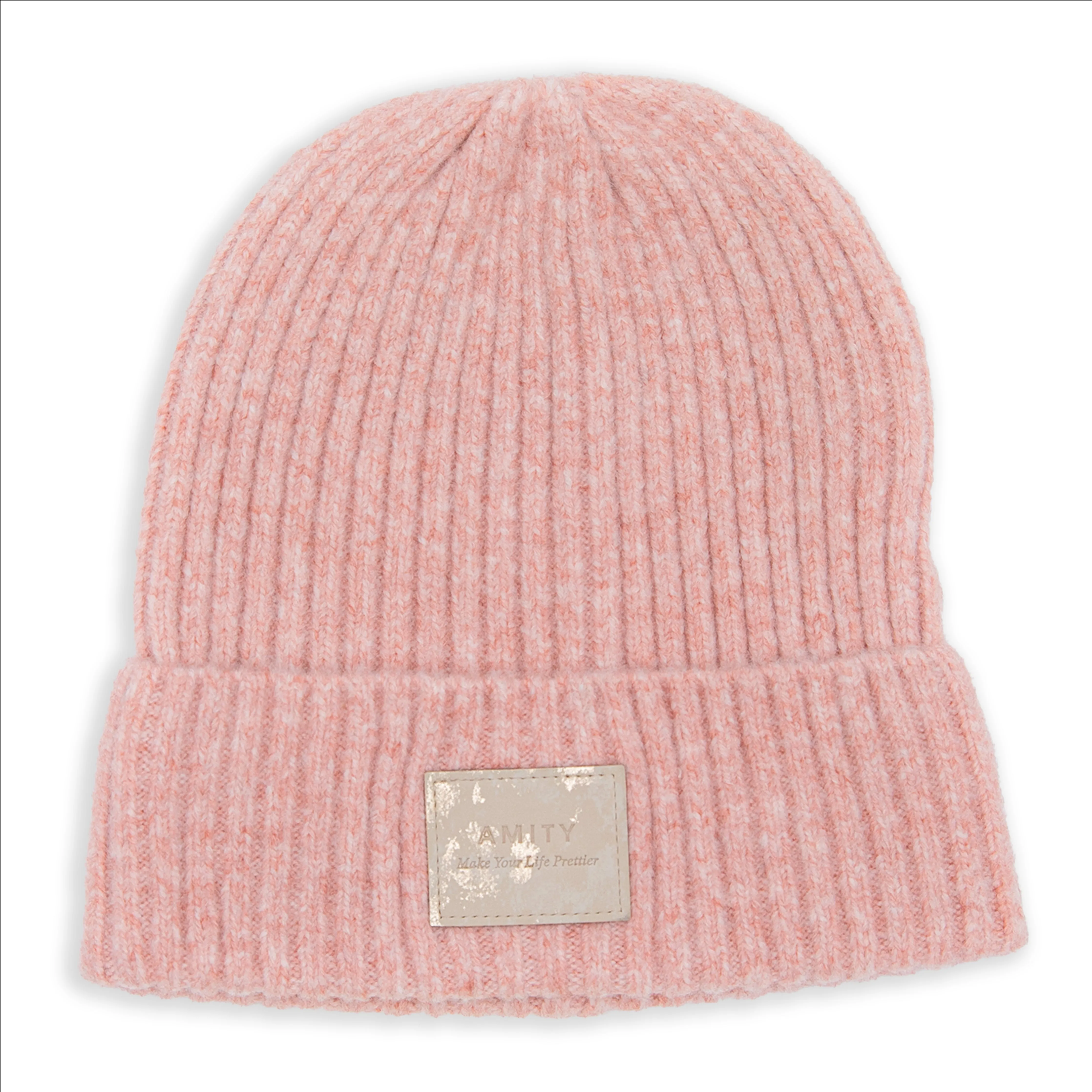 Ladies Soft Winter Hat with Rubber Patch