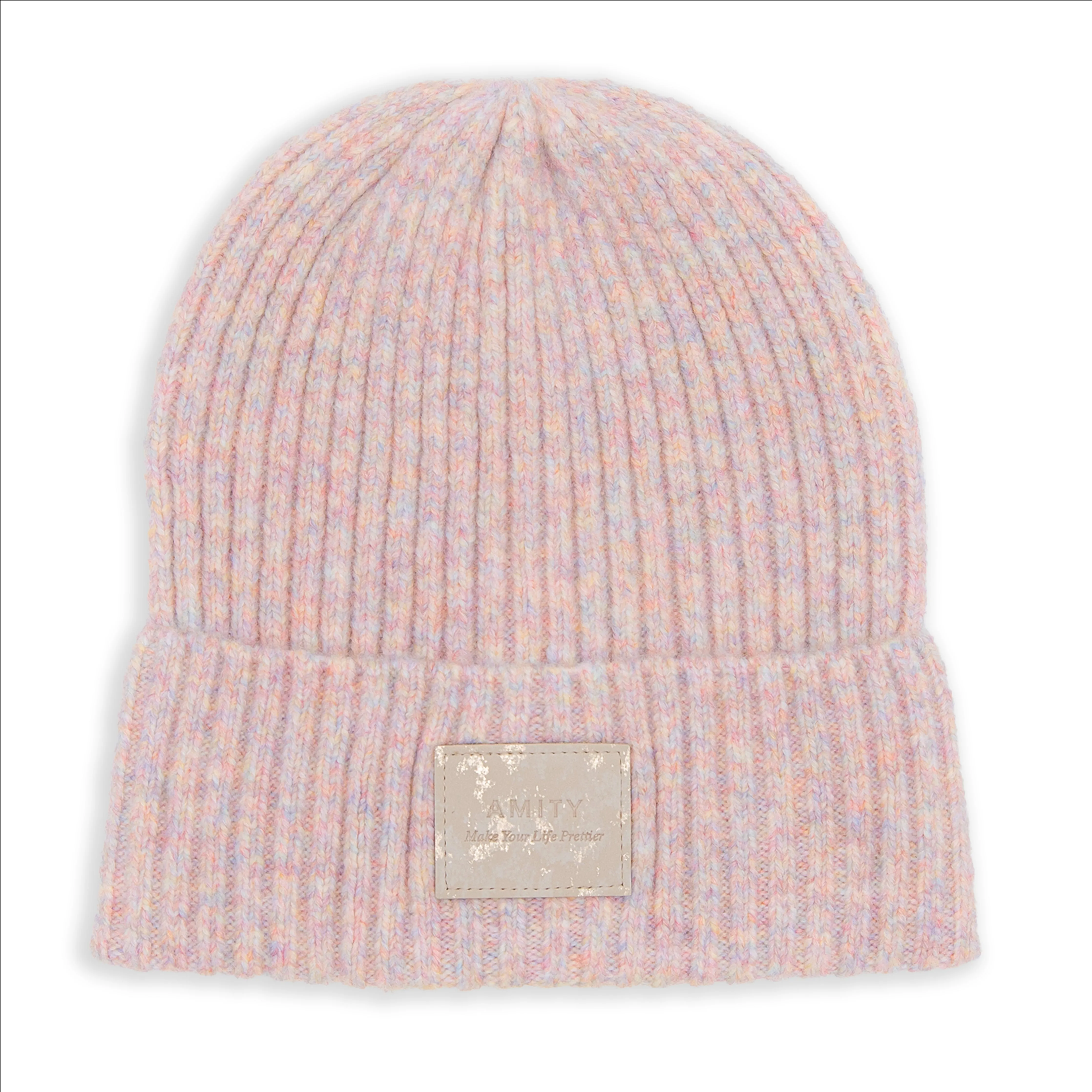 Ladies Soft Winter Hat with Rubber Patch