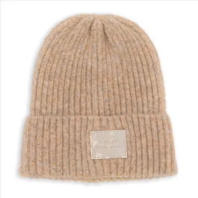 Ladies Soft Winter Hat with Rubber Patch