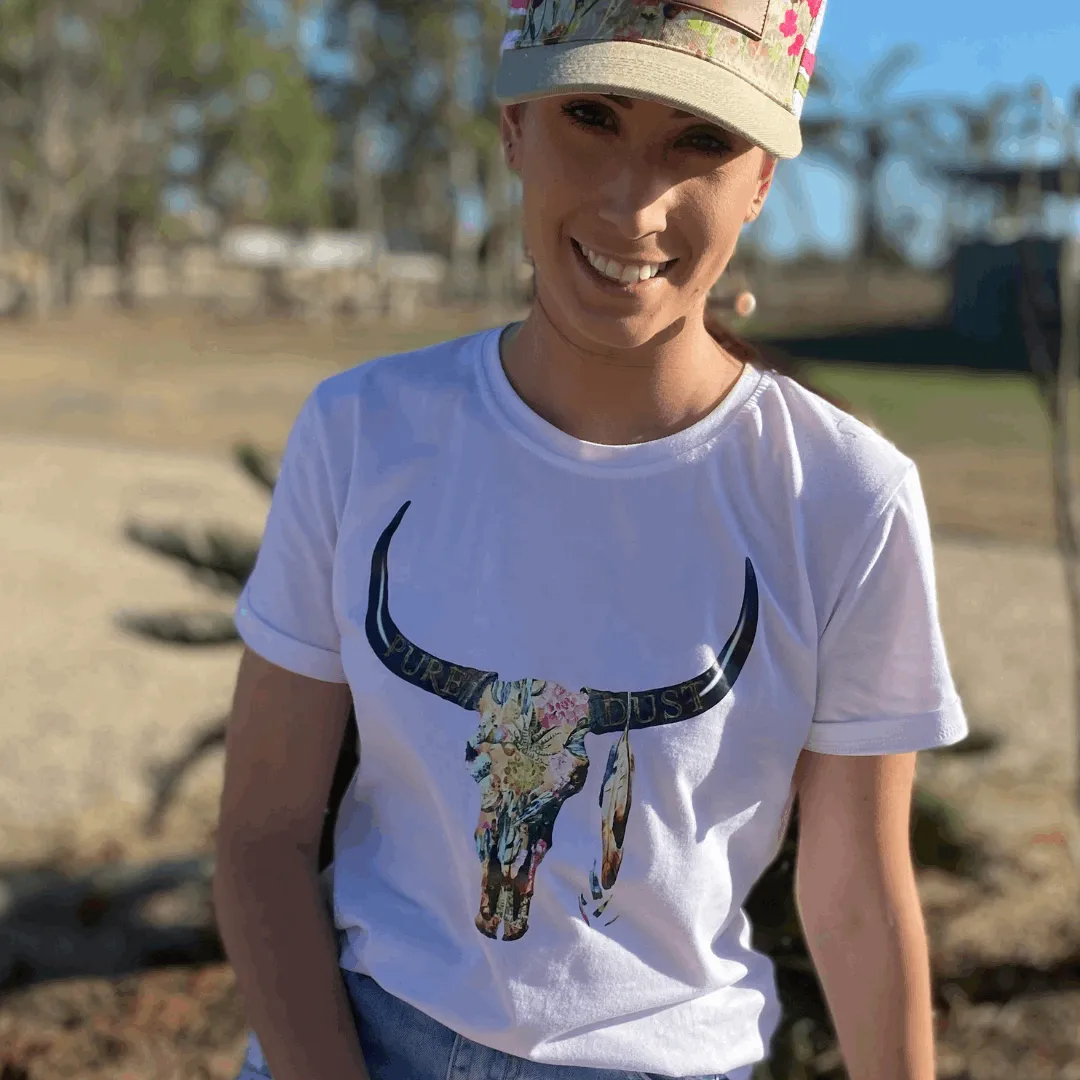 Ladies Tee Cactus Skull