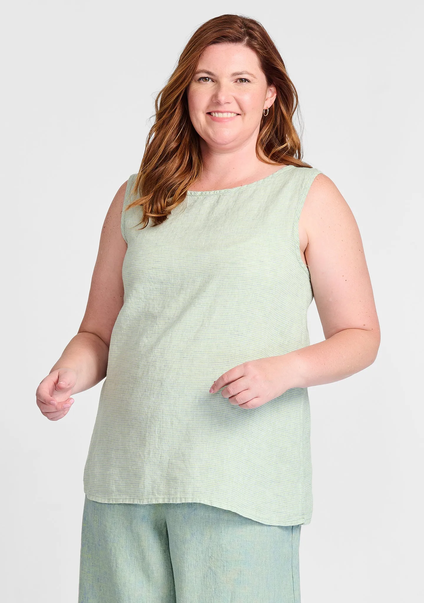 Layer Tank - Linen Tank Top - FINAL SALE