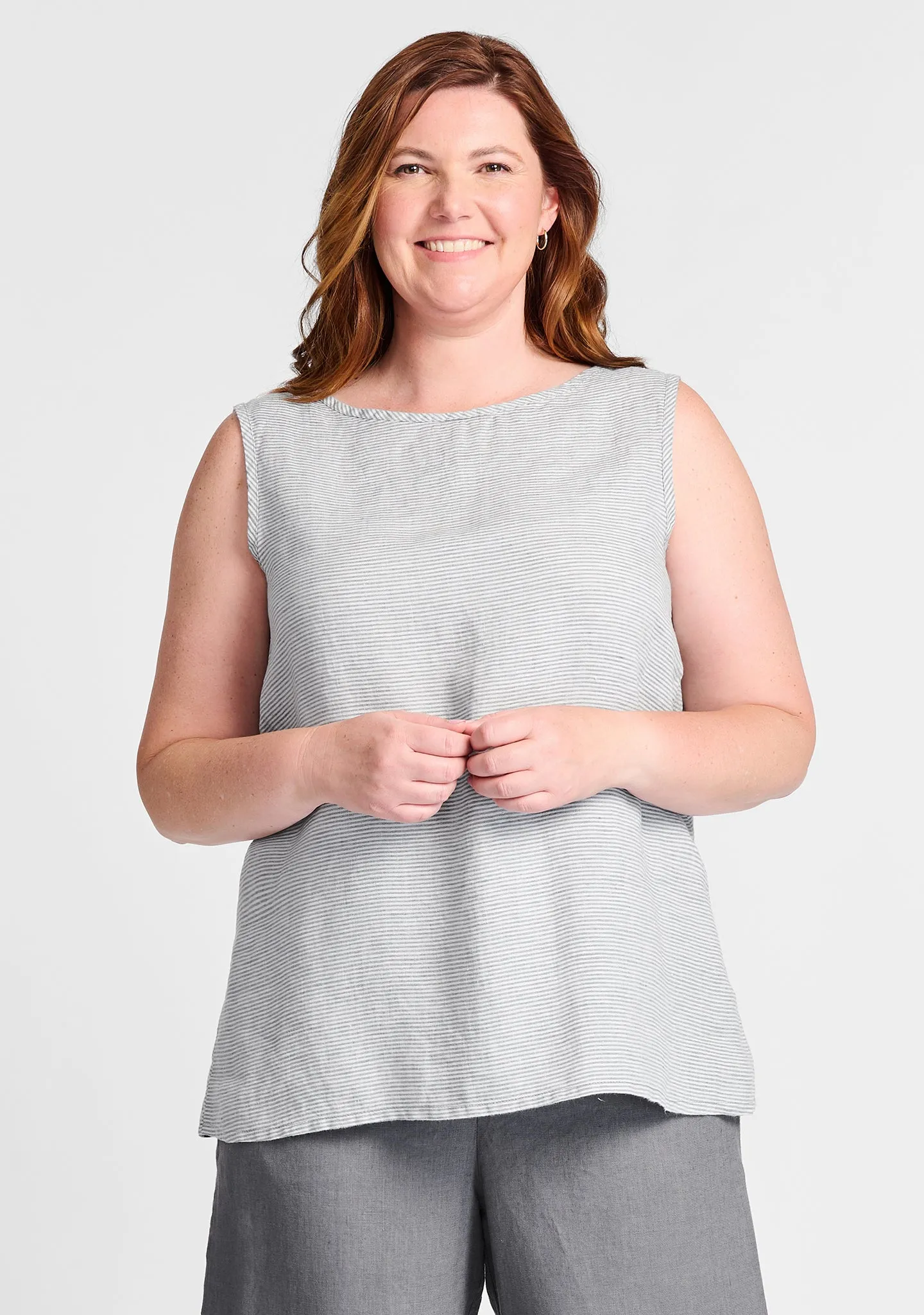 Layer Tank - Linen Tank Top - FINAL SALE