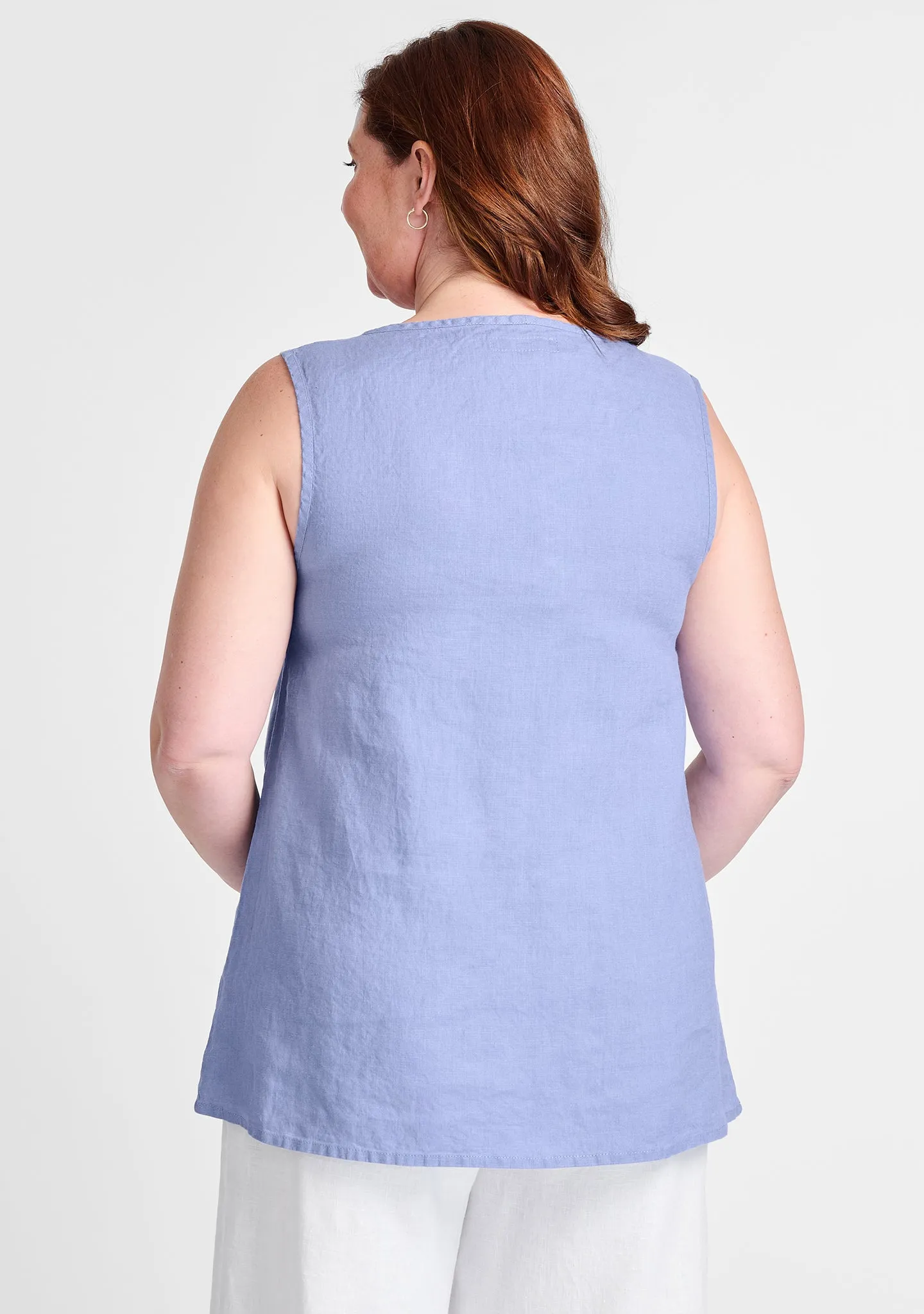 Layer Tank - Linen Tank Top - FINAL SALE