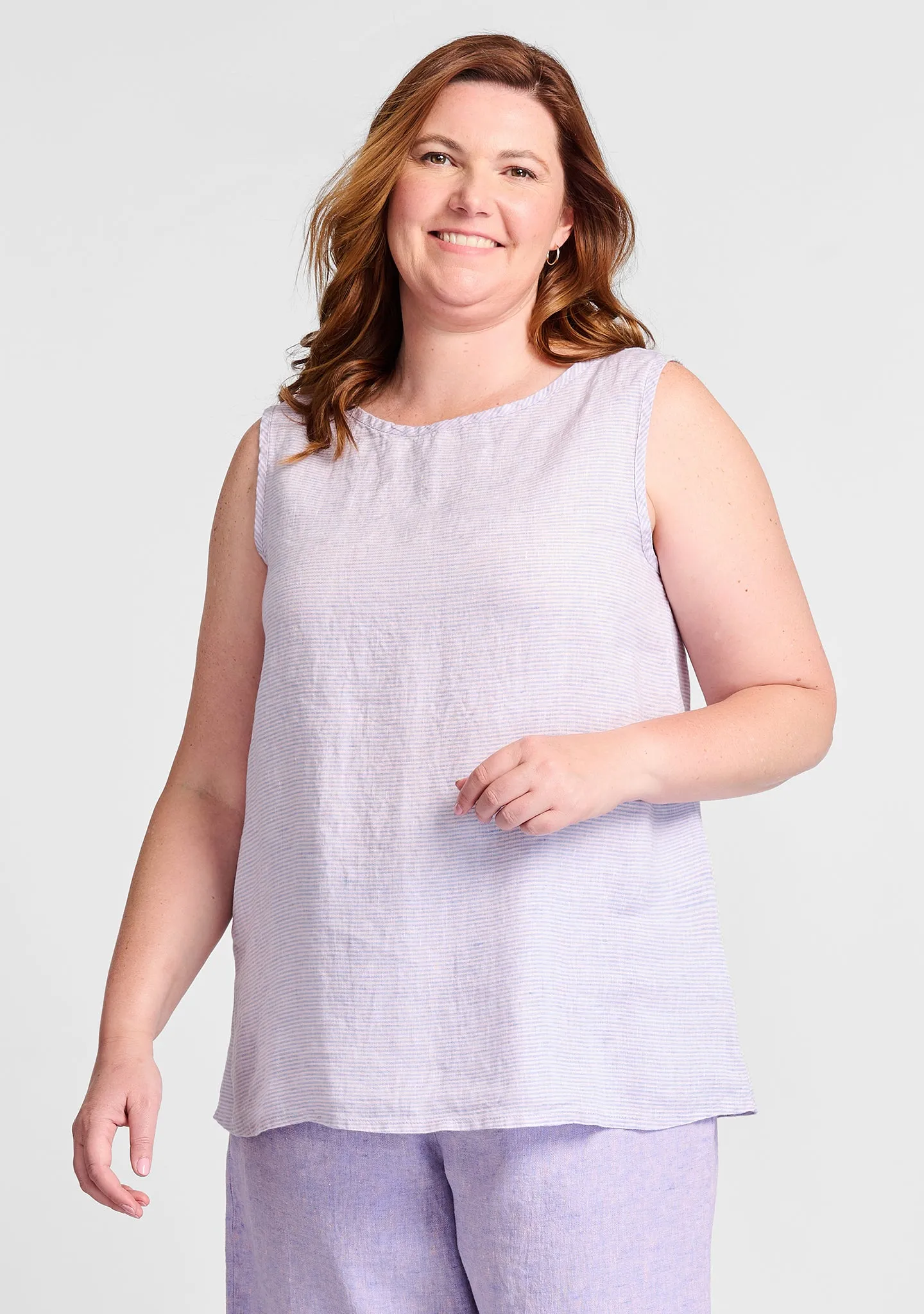 Layer Tank - Linen Tank Top - FINAL SALE