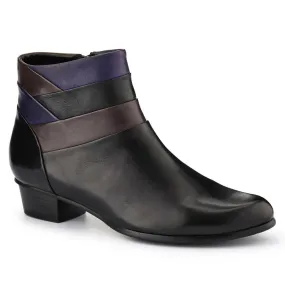 Leather Warm-Lined Ankle Boots - SINO40511 / 326 264