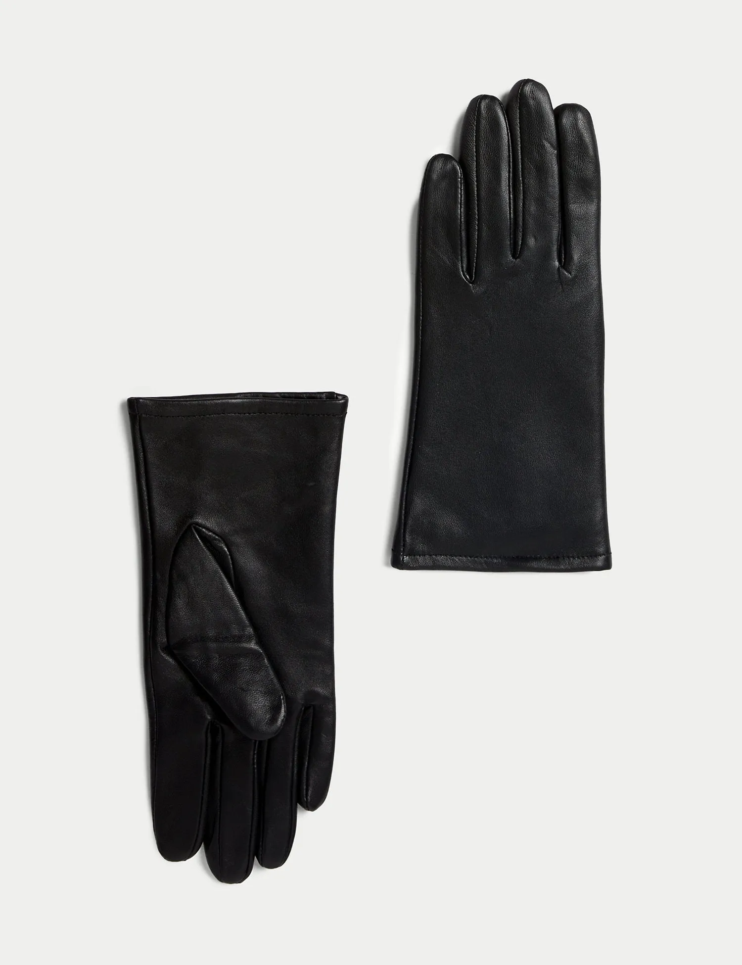 Leather Warm Lined Gloves