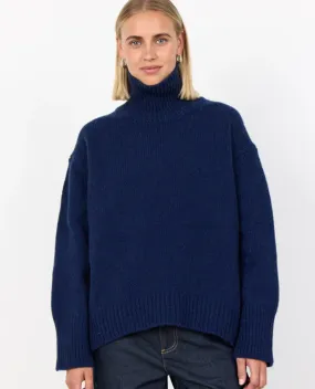 Levete Roon Perle Dark Navy Rollneck Knit