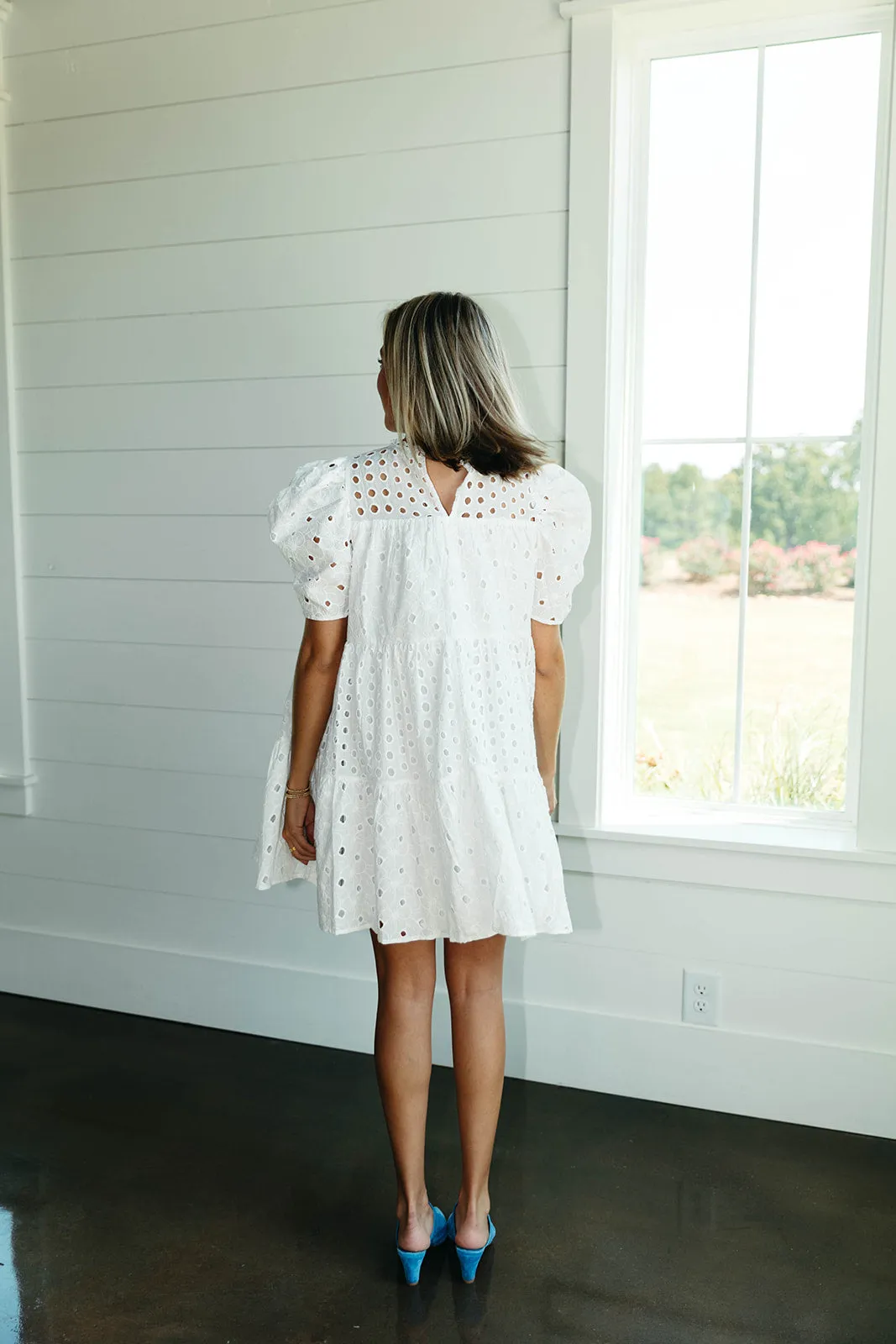 Lighthearted Mini Dress - White