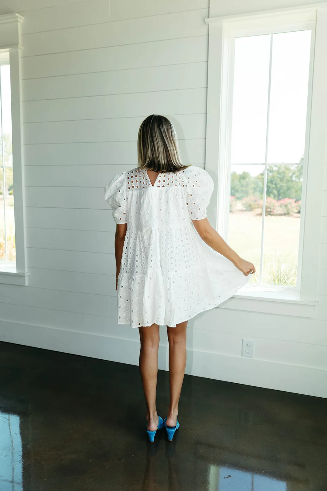 Lighthearted Mini Dress - White