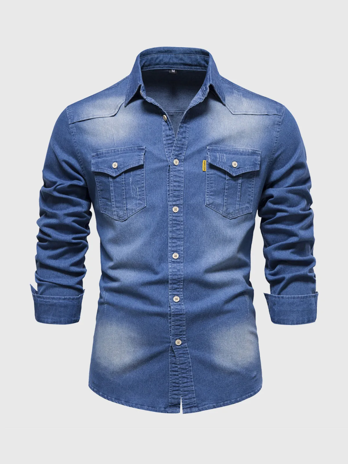 Long Sleeve Denim Shirt New