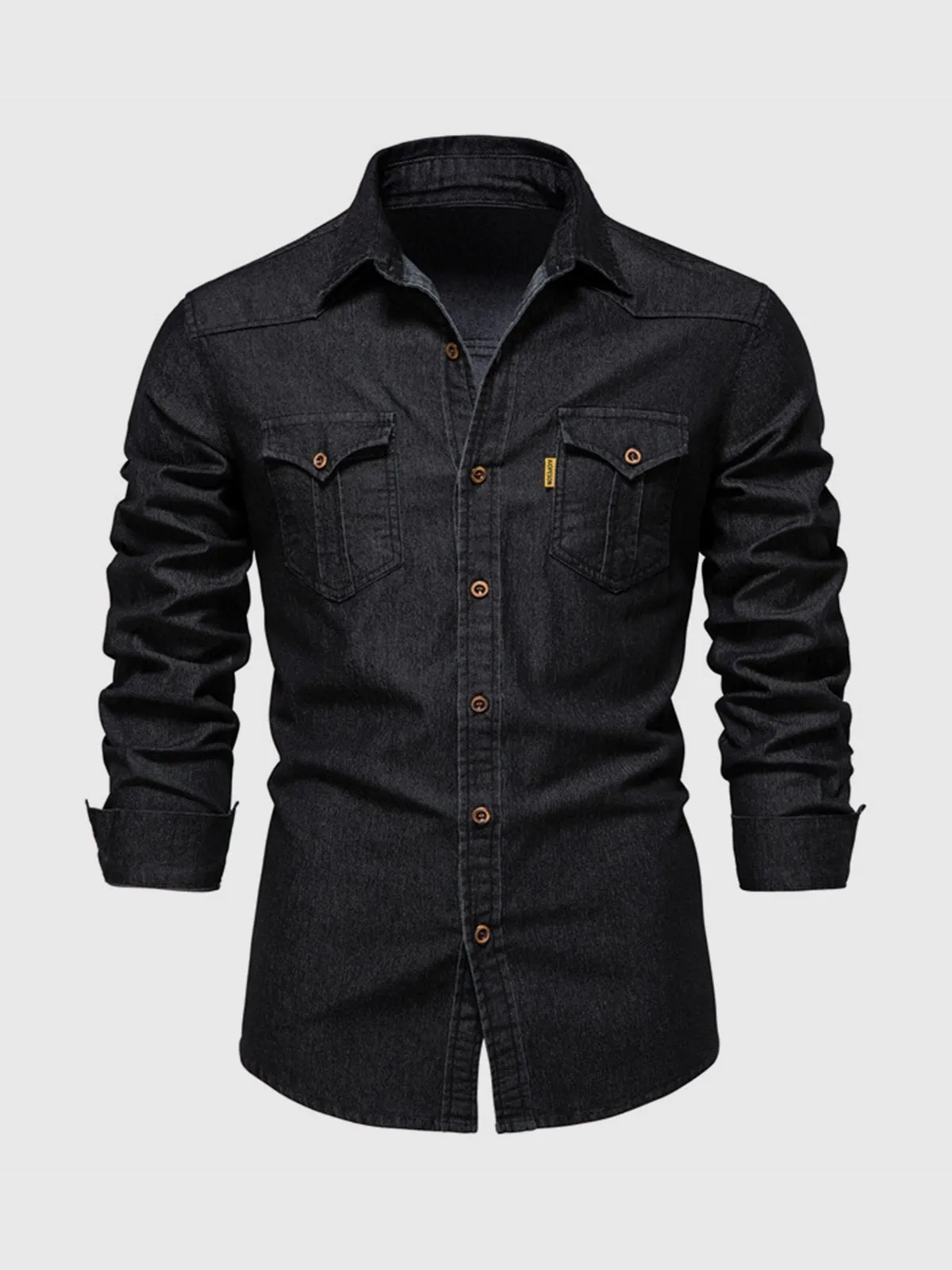 Long Sleeve Denim Shirt New