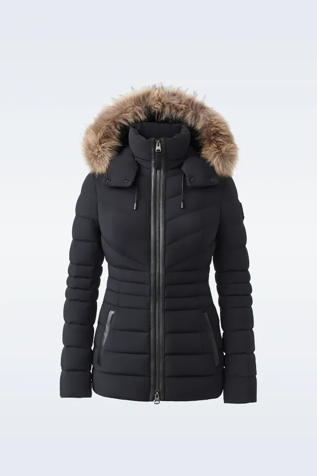 Mackage Patsy Mid-Length Recycled Down Jacket Black