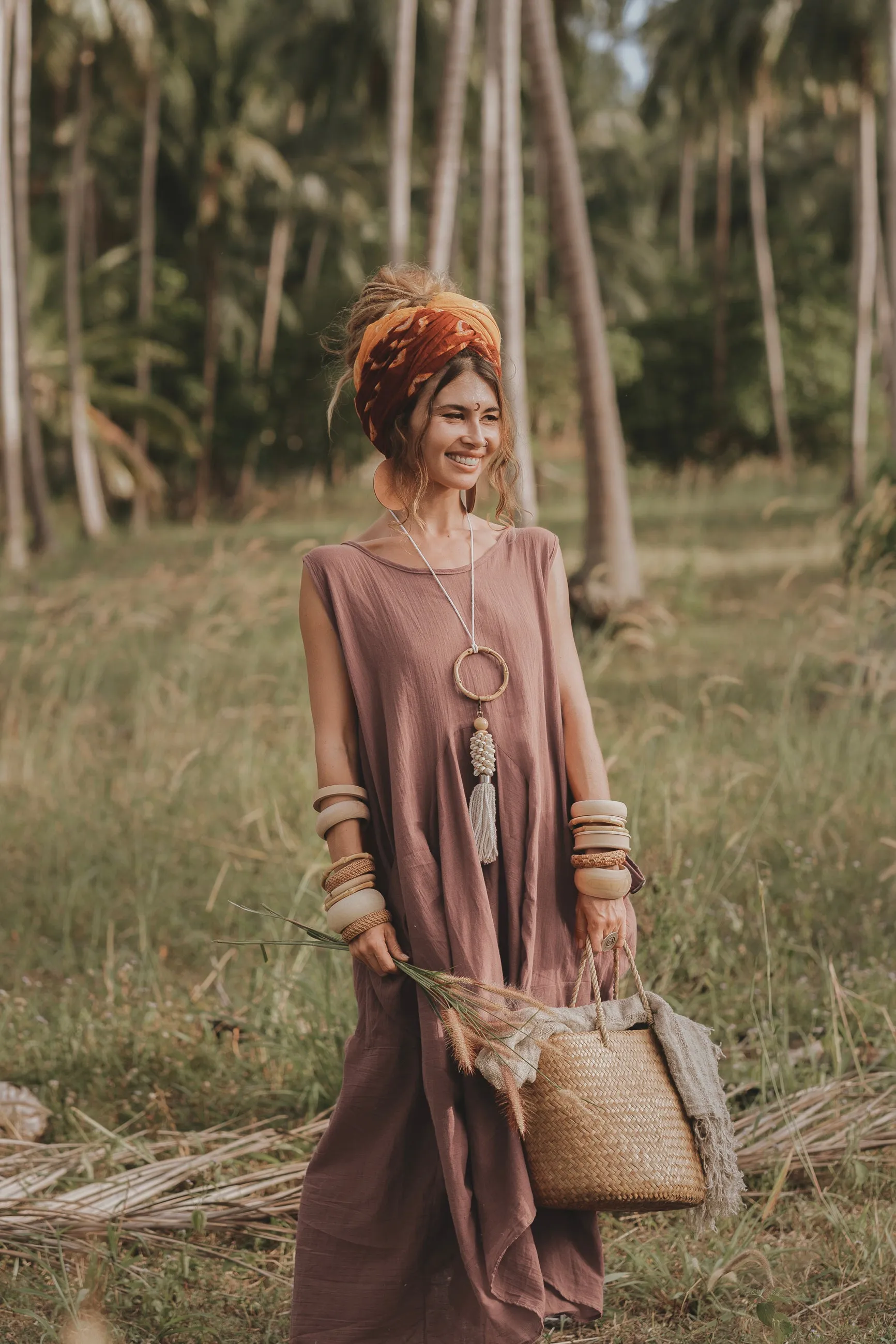 Maxi Dress Wayan Sandstone