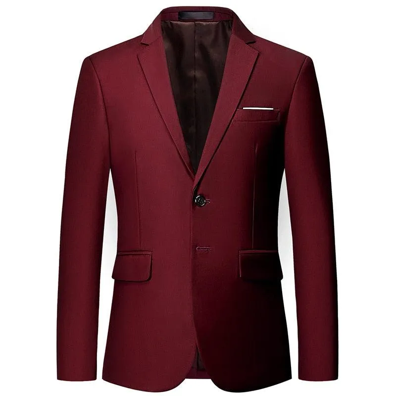 Men Blazer - 2-Button Formal Blazer