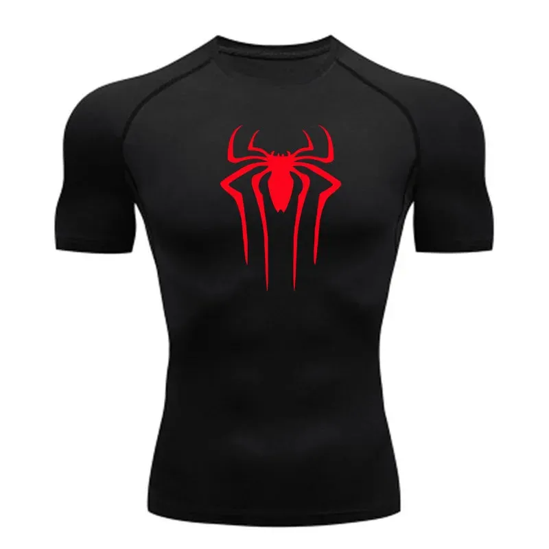 Men Fitness Gym Super Hero Sport Running T-Shirt