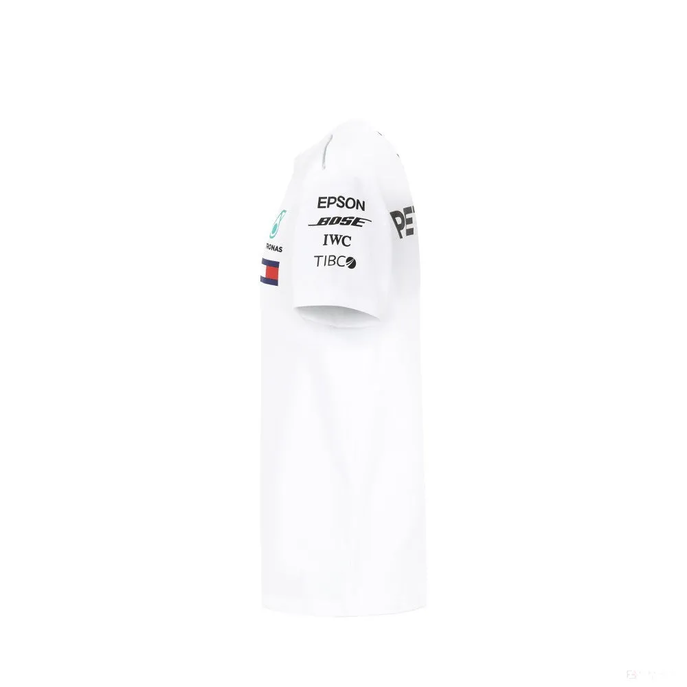 Mercedes Kids T-shirt, Team, WHITE, 2018