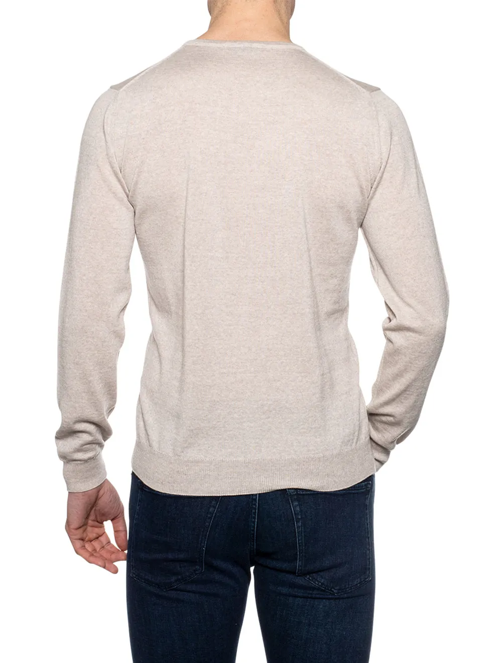 Merino Wool Crew Neck Biscuit 21