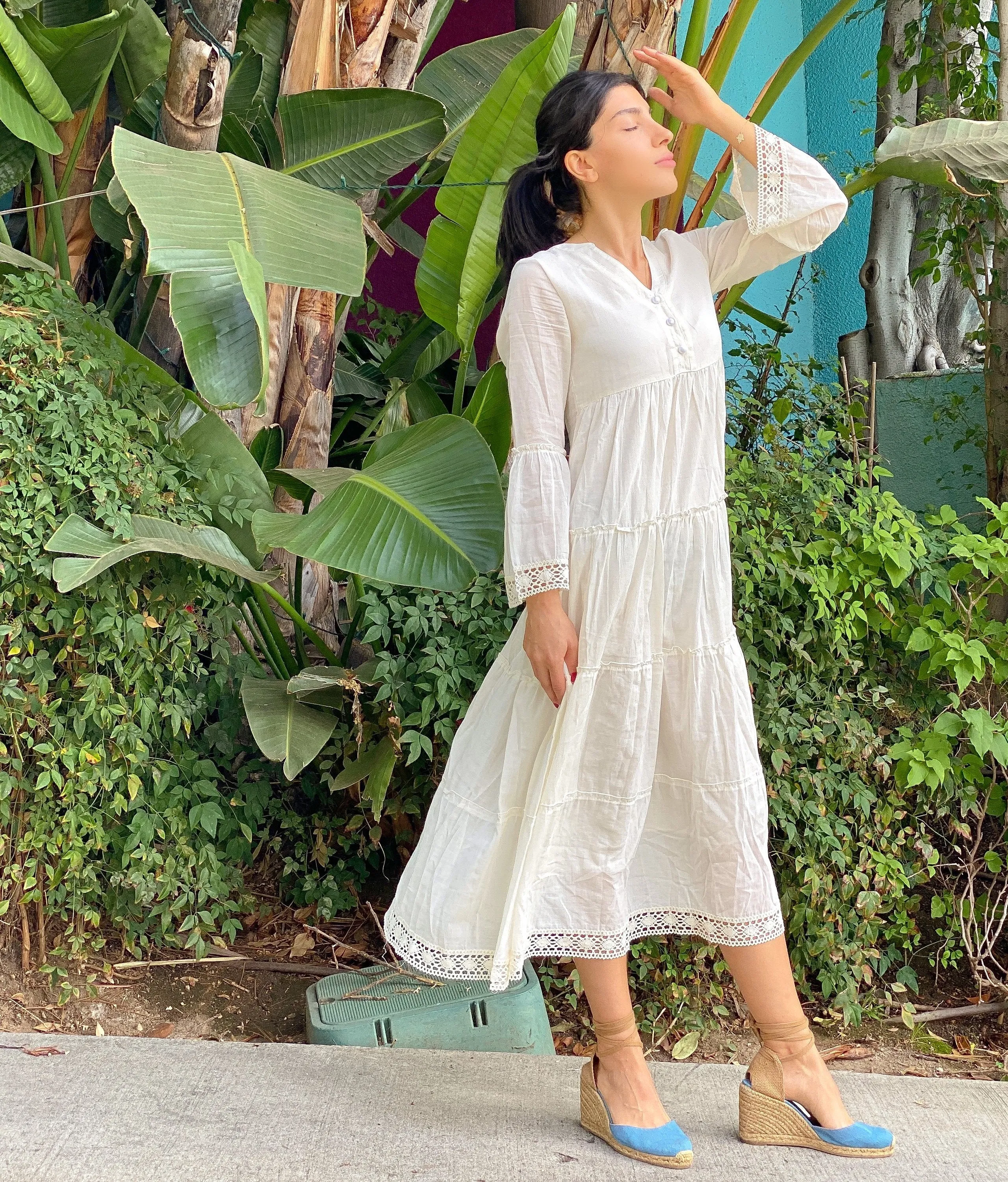 Mika Maxi Dress - Natural