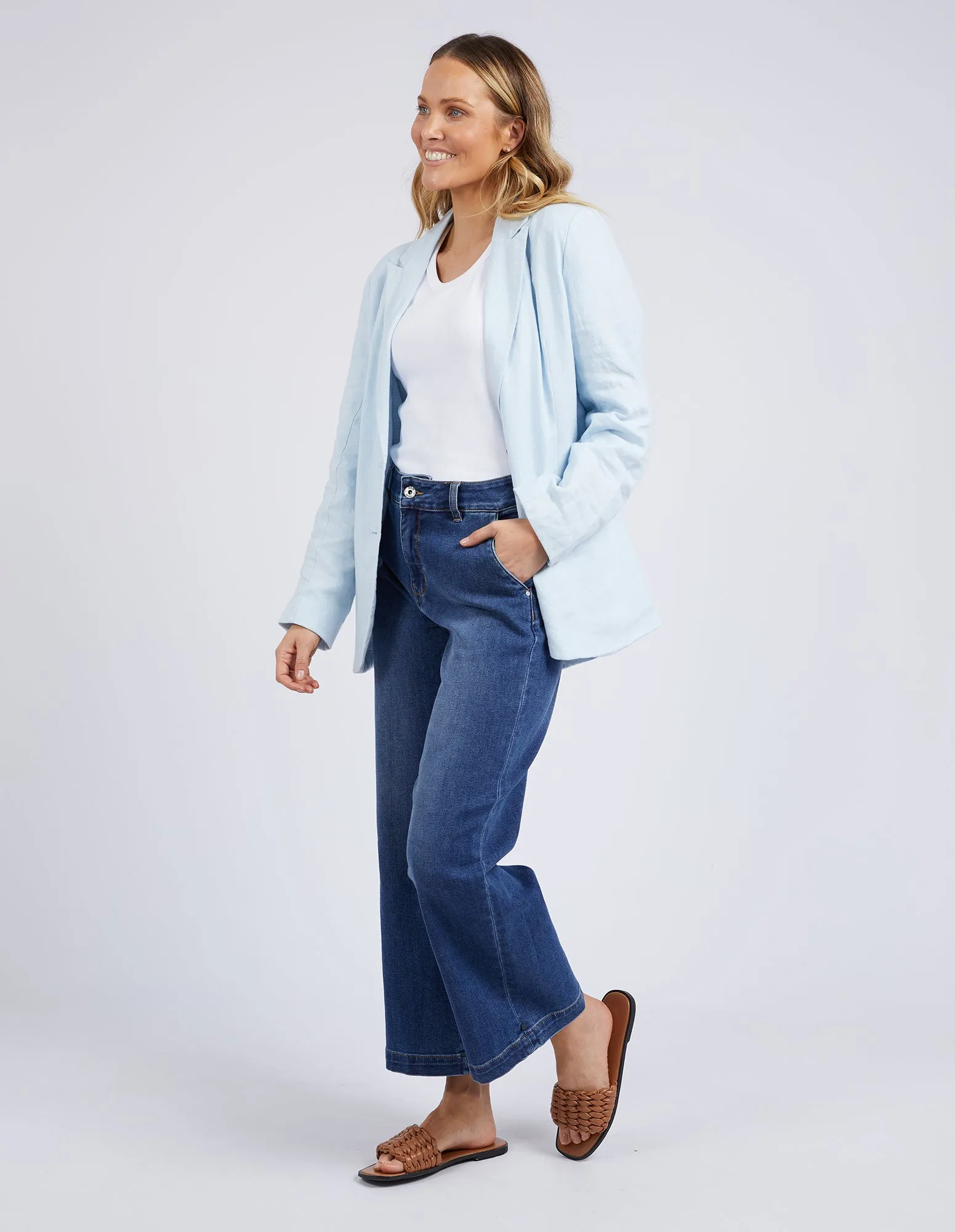 Millie Blazer Pale Blue