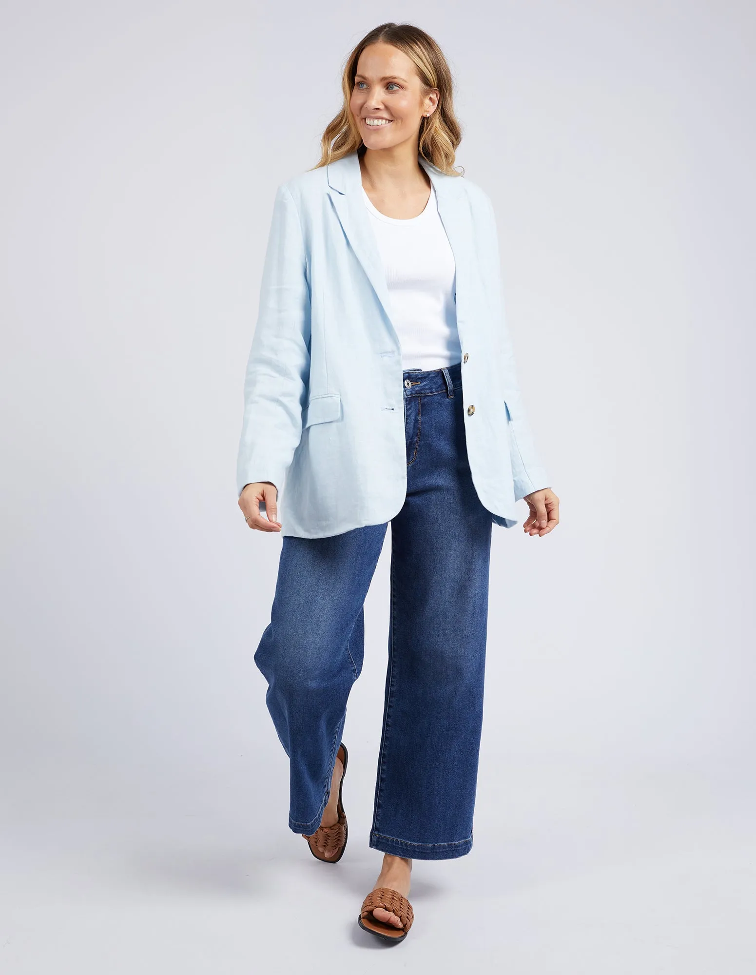 Millie Blazer Pale Blue