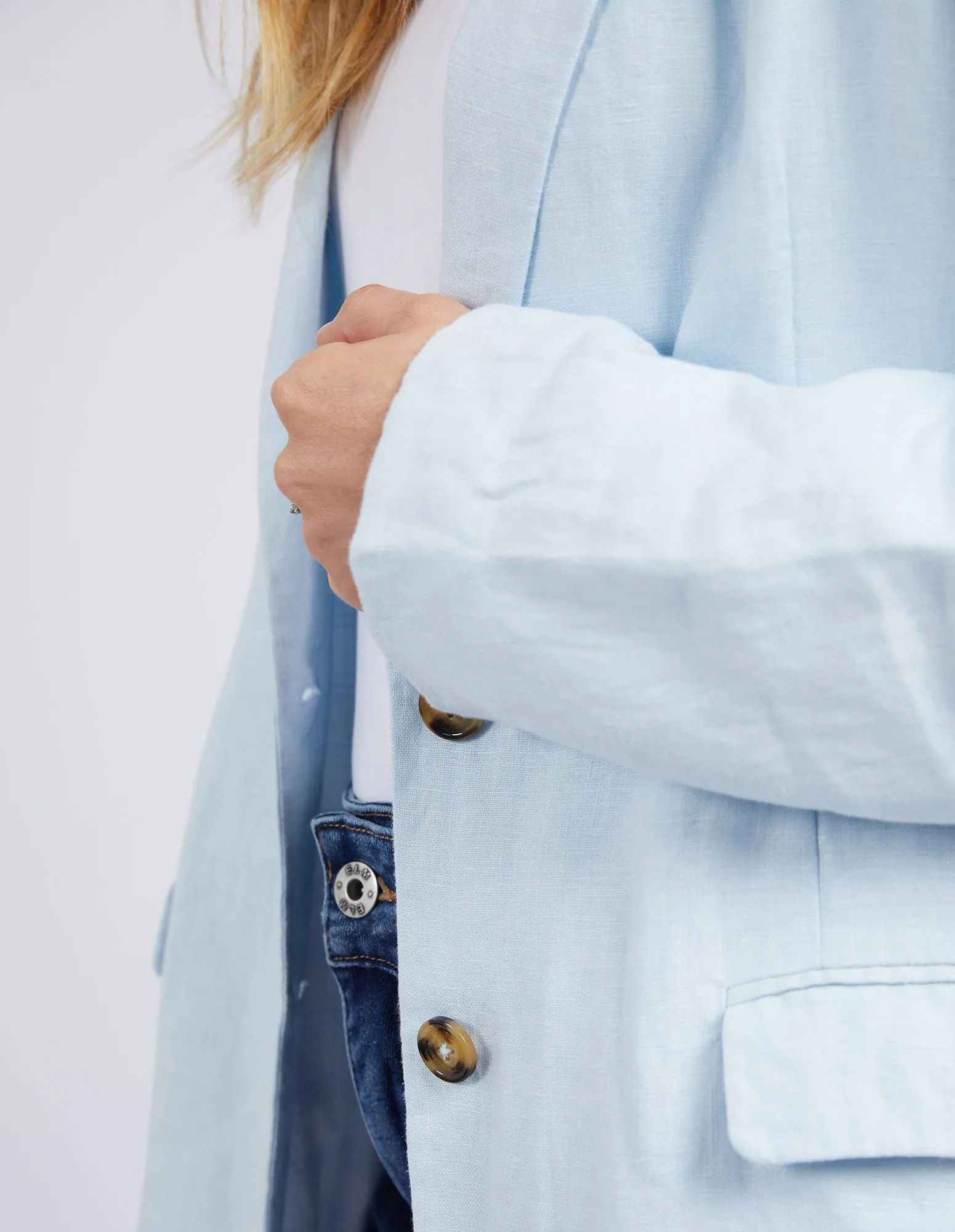 Millie Blazer Pale Blue