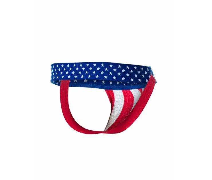 Mob USA Jock - Small (Red/Whit/Blue)