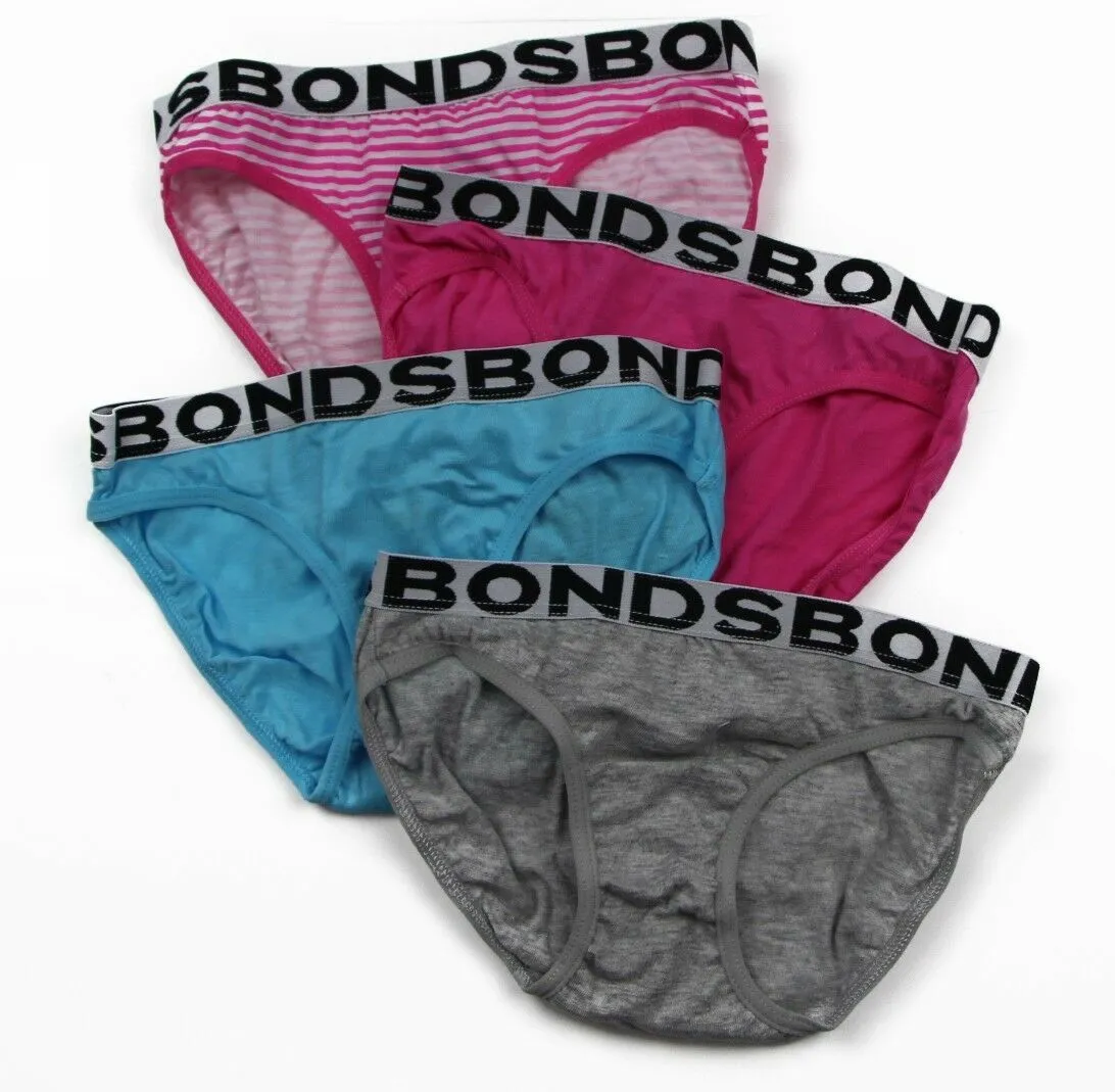 New Bonds Girls Bulk 8 Pairs Underwear Kids Girl Brief Briefs Undies