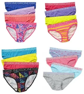 New Bonds Girls Bulk 8 Pairs Underwear Kids Girl Brief Briefs Undies