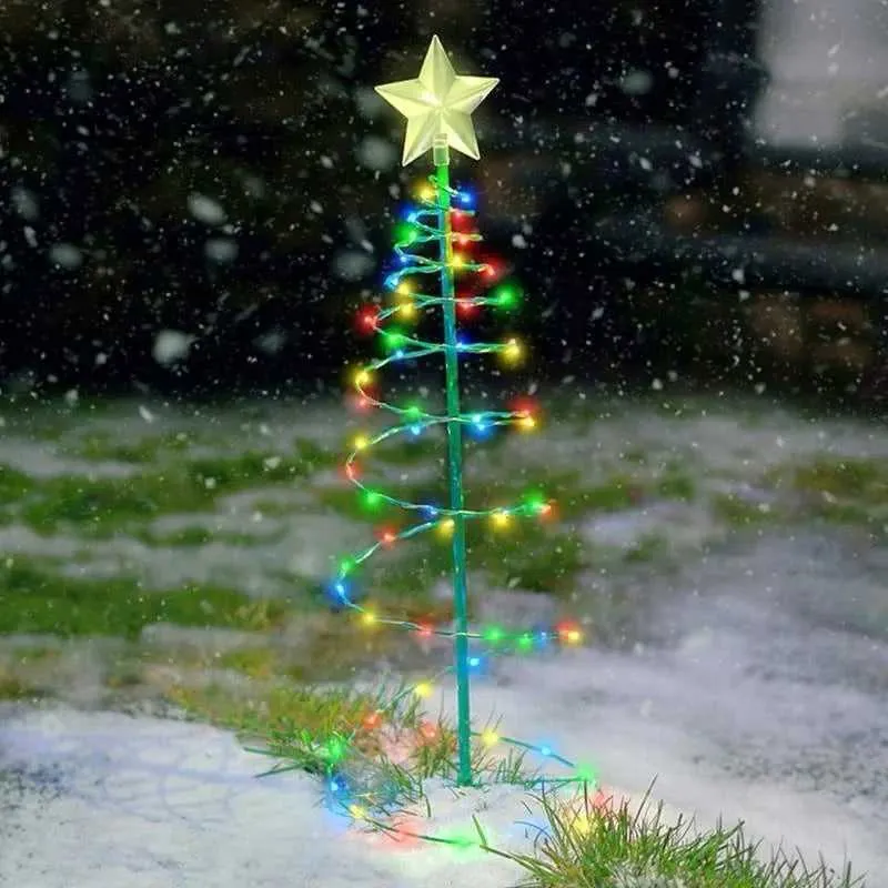 Outdoor Waterproof Solar Led Christmas Tree Decoration