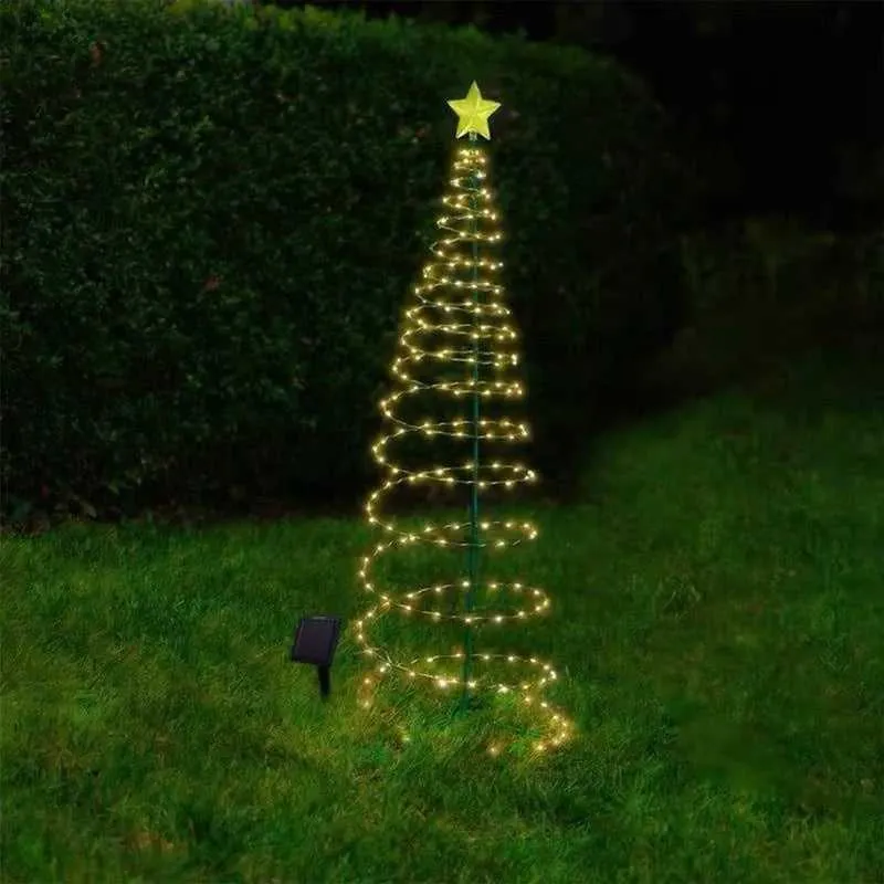 Outdoor Waterproof Solar Led Christmas Tree Decoration