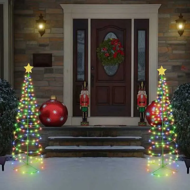 Outdoor Waterproof Solar Led Christmas Tree Decoration