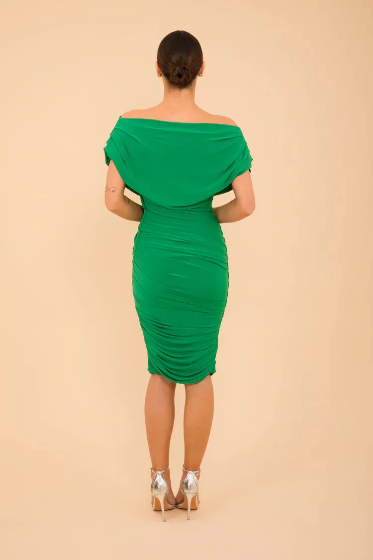 OXYGEN JERSEY DRESS (GREEN)