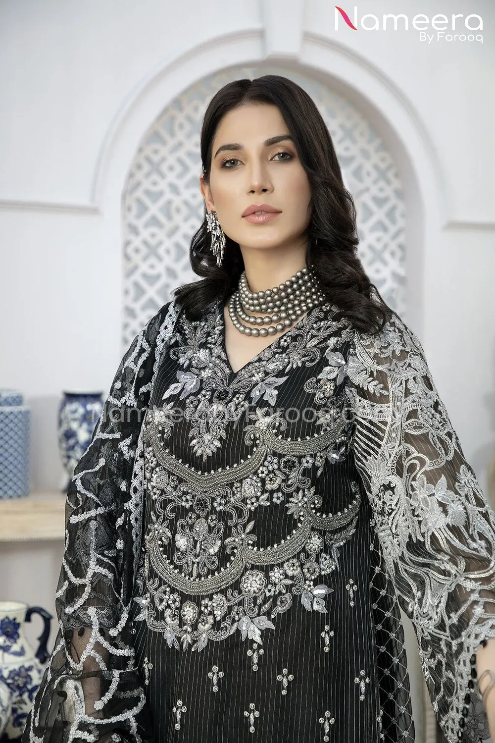 Pakistani Gharara Dress with Short Shirt Online #BP171