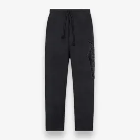 Paper Planes Graphic Sweatpants Black