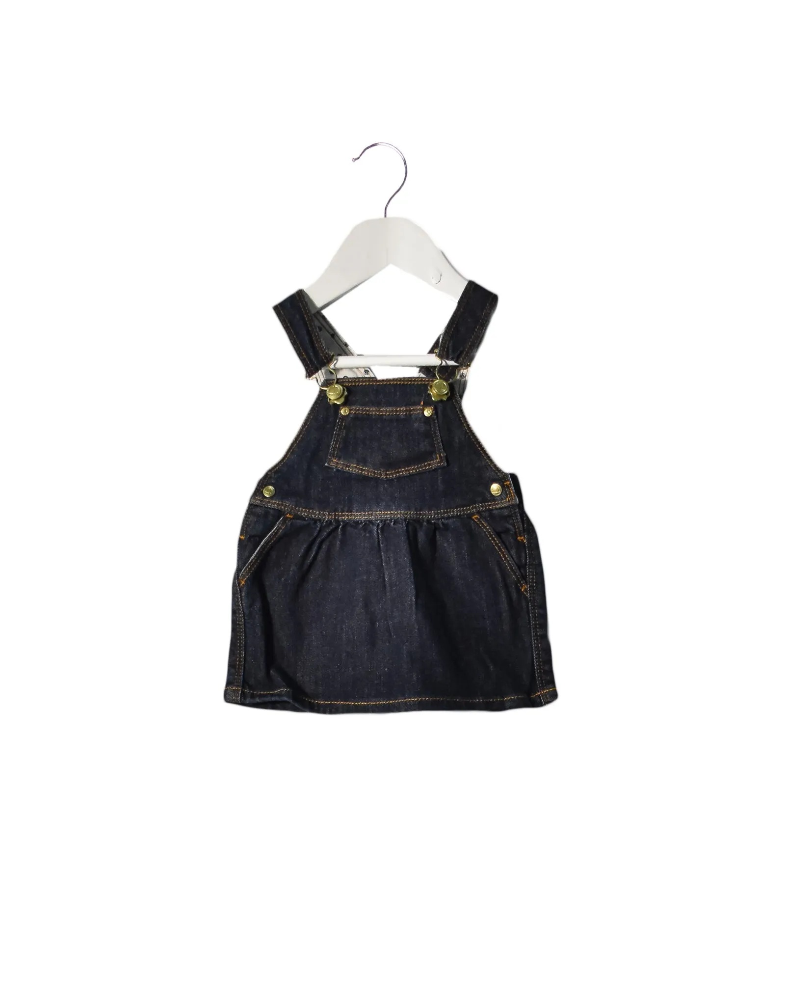 Petit Bateau Overall Denim Dress 3M