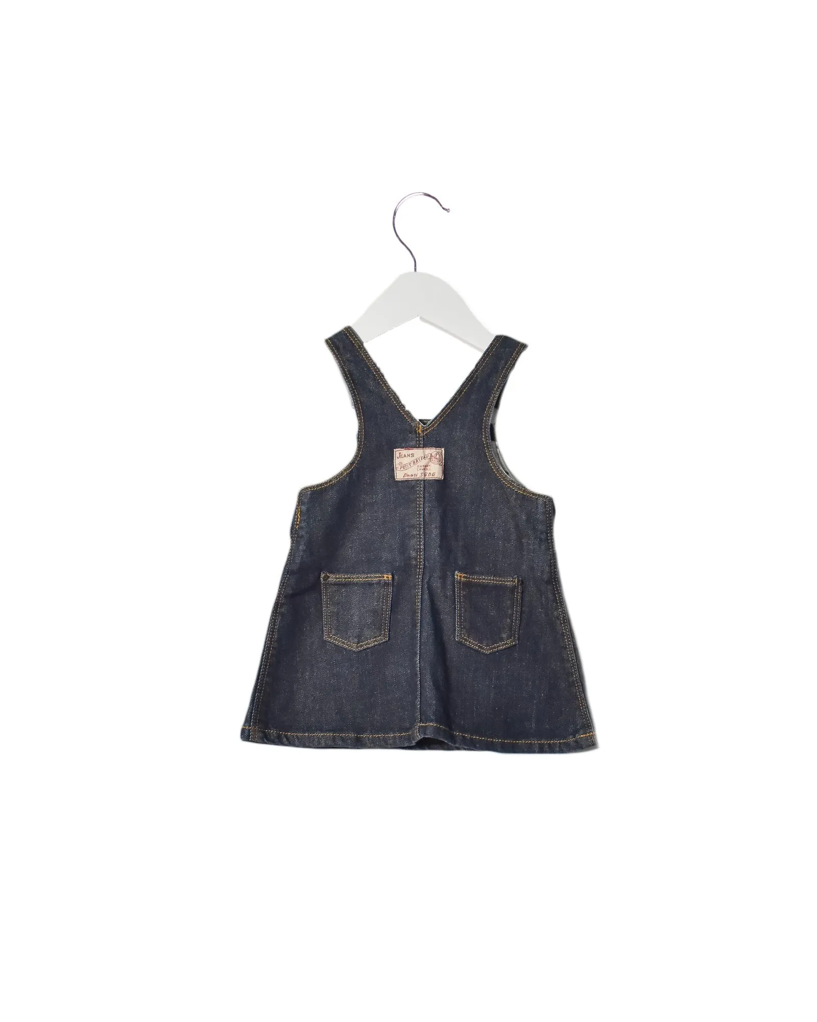 Petit Bateau Overall Dress 6M