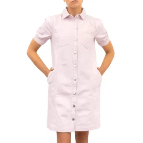 Phase Eight Kiah Pink Denim Short Shirt Dress