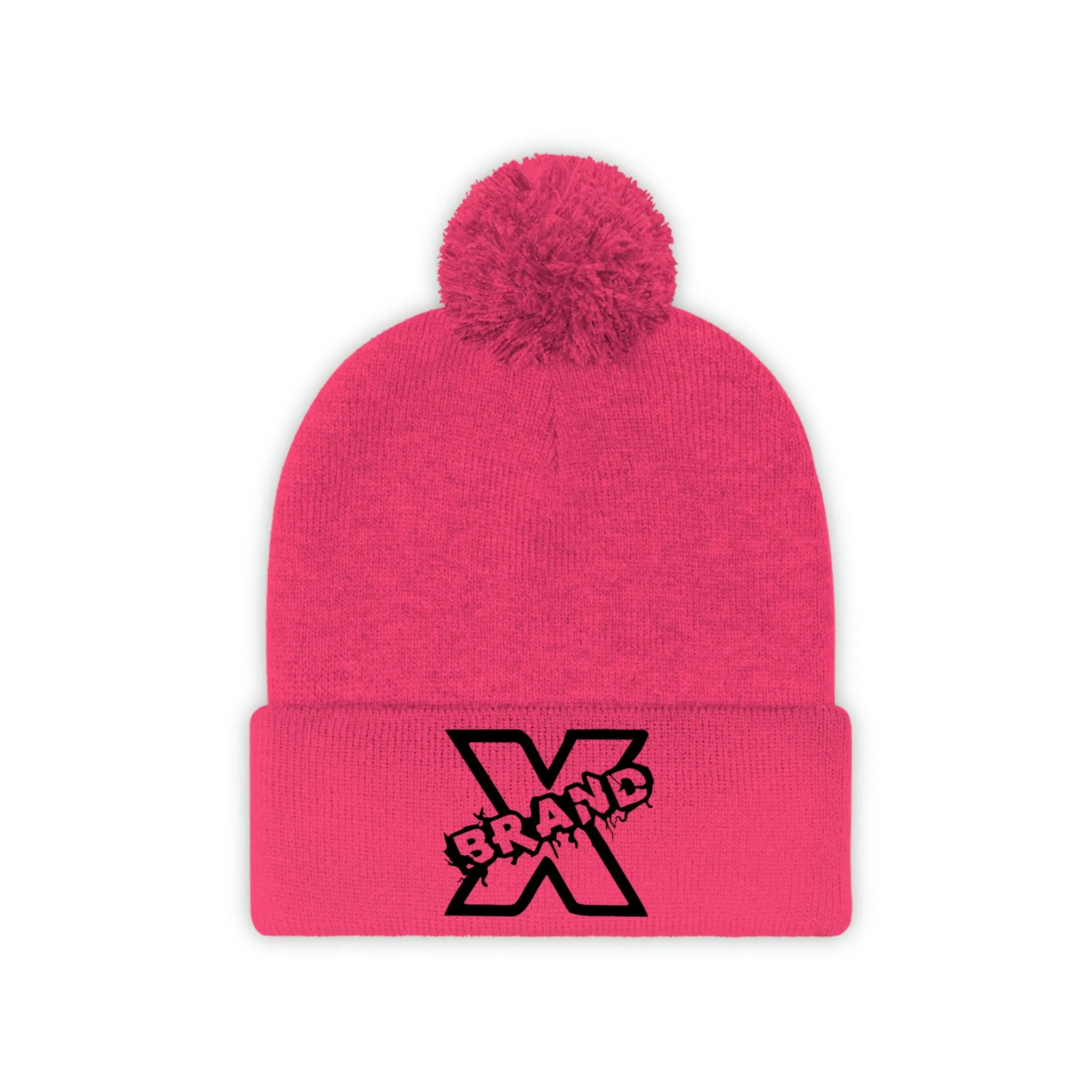 Pom Pom Shattered Beanie