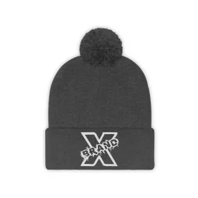 Pom Pom Shattered Beanie