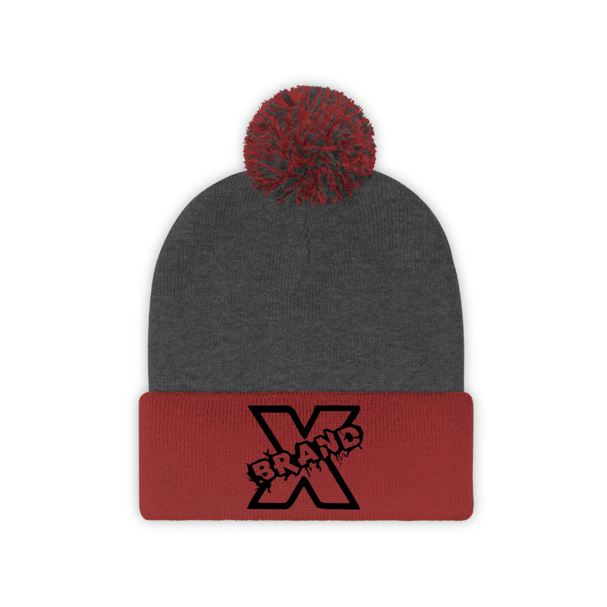 Pom Pom Shattered Beanie