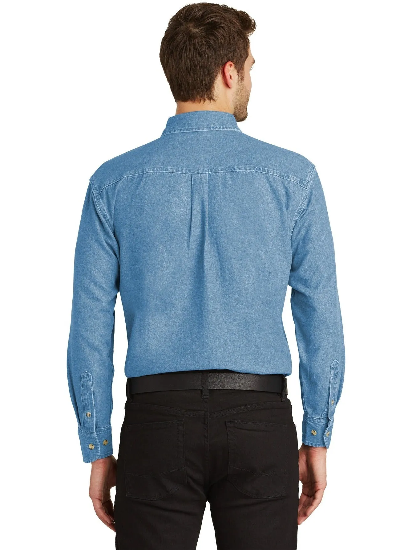 Port Authority Long Sleeve Denim Shirt