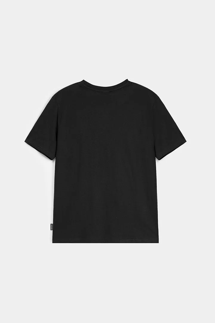 Printed Graphic Tee - Black