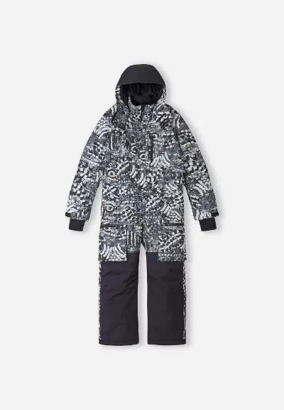 Reimatec Insulated Winter Overall, Purnumukka in Black